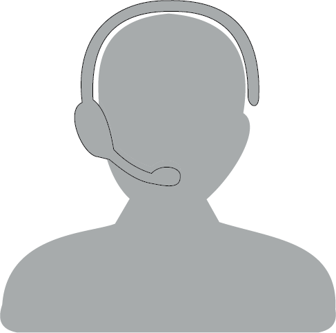 Sterling Office Professionals - Customer Service Representatives Graphic - Outline of a person wearing a headset