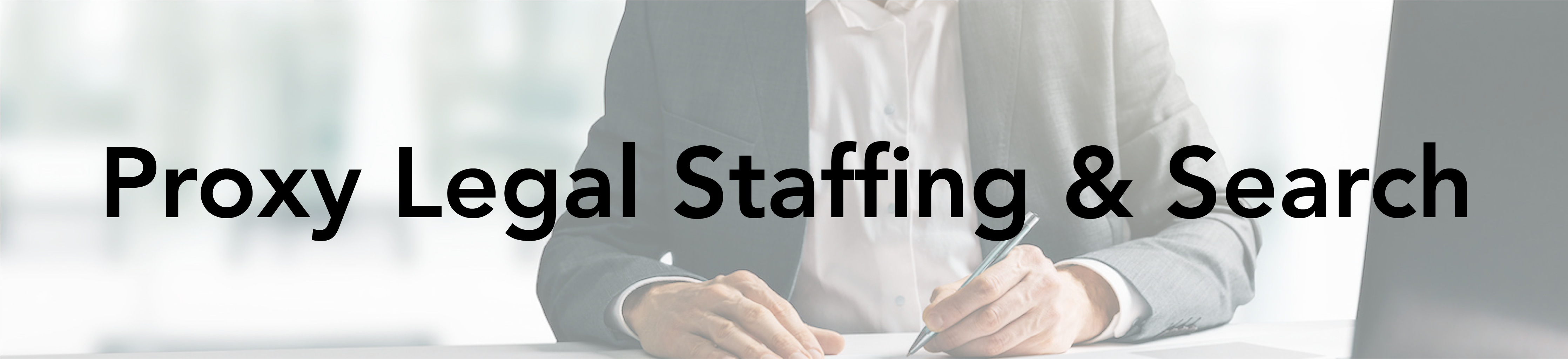 Proxy Legal Staffing & Search